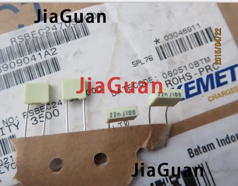 

50PCS AV R82 0.022UF 100V 5% P5MM copper film capacitor KEMET 223/100V MKT 22NF Arcotronics RSB 223J100 free shipping