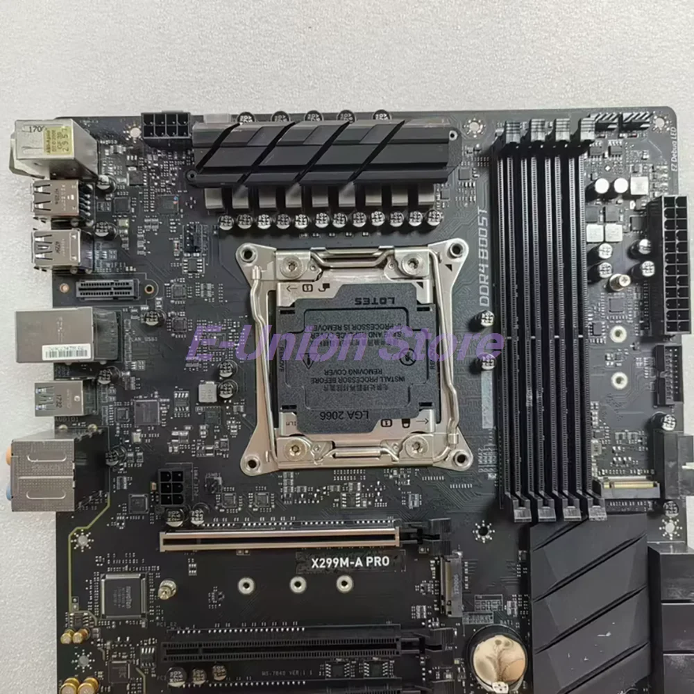 

X299M-A PRO для Msi LGA2066 DDR4 64G USB3.1 M.2*2 SATA3*8 M-ATX X299 Материнская плата
