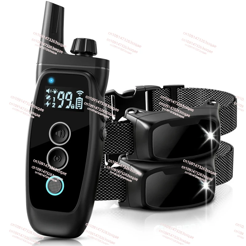 T50 Training Collar Dogs Electric Shock for Large Pets 3000ft with LED Light Canine Equipment Supplies Accessories Strap