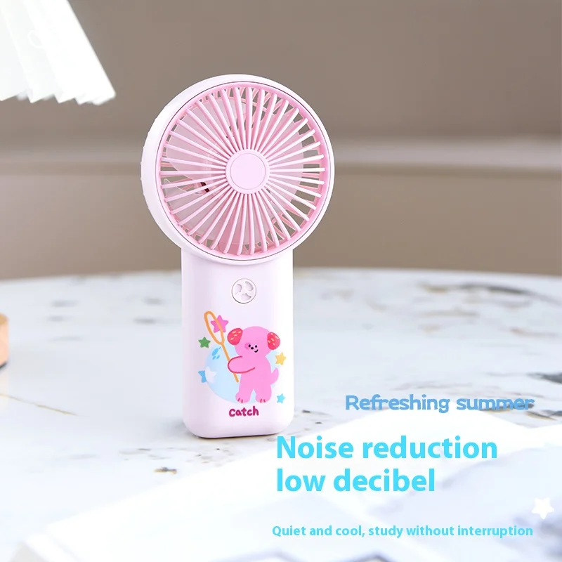 Q مظهر لطيف ثلاث سرعات عالية الرياح المدمجة المحمولة الحد من الضوضاء منخفضة ديسيبل USB شحن مروحة صغيرة محمولة قابلة للتعليق