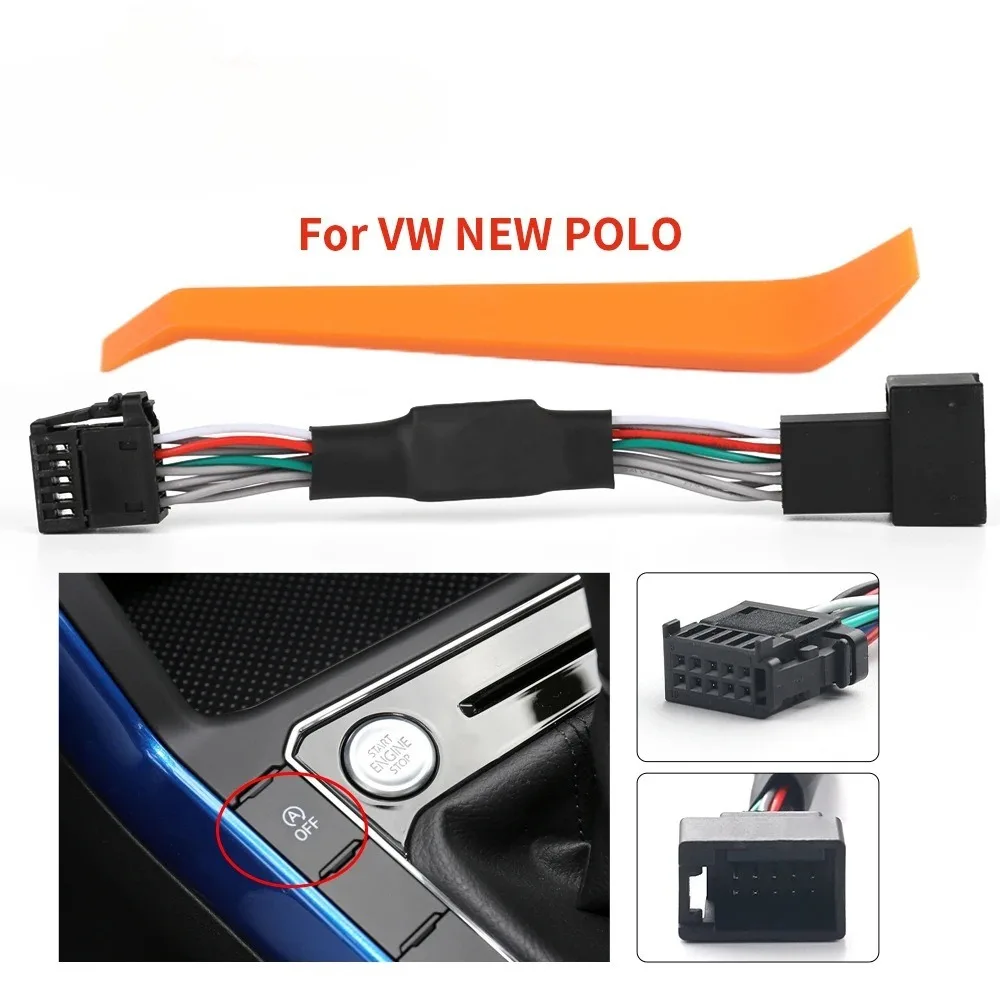 Start-Stop Memory Module Eliminator For VW Polo 2018-2025 Plug & Play With Sensor Cable Harness 3 Modes