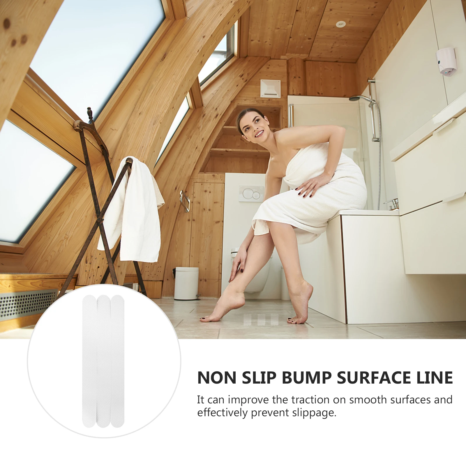 

6Pcs Anti-Slip Strips Non-Slip Stickers for Bathtubs Showers Stairs Floors 2cm X 20cm Strong Grip Anti-Slip Strips