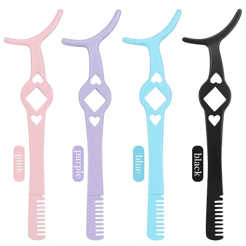 Sdotter 1 Pc Professional Eyelash Curler With Comb Tweezers Curling False Lashes Clip Cosmetic Eye Women Beauty Makeup Tools