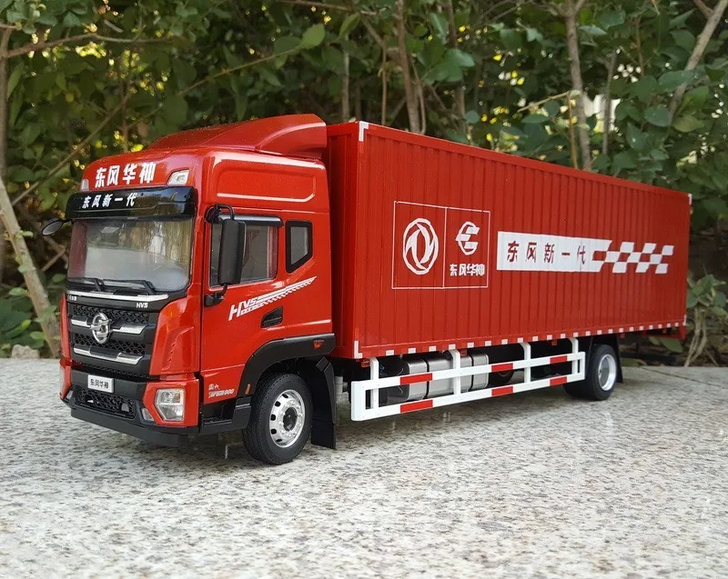 Alloy Model 1:24 Scale DONGFENG WASOL HV5 Delivery Van,Container Truck Vehicles DieCast Toy Model Collection,Decoration