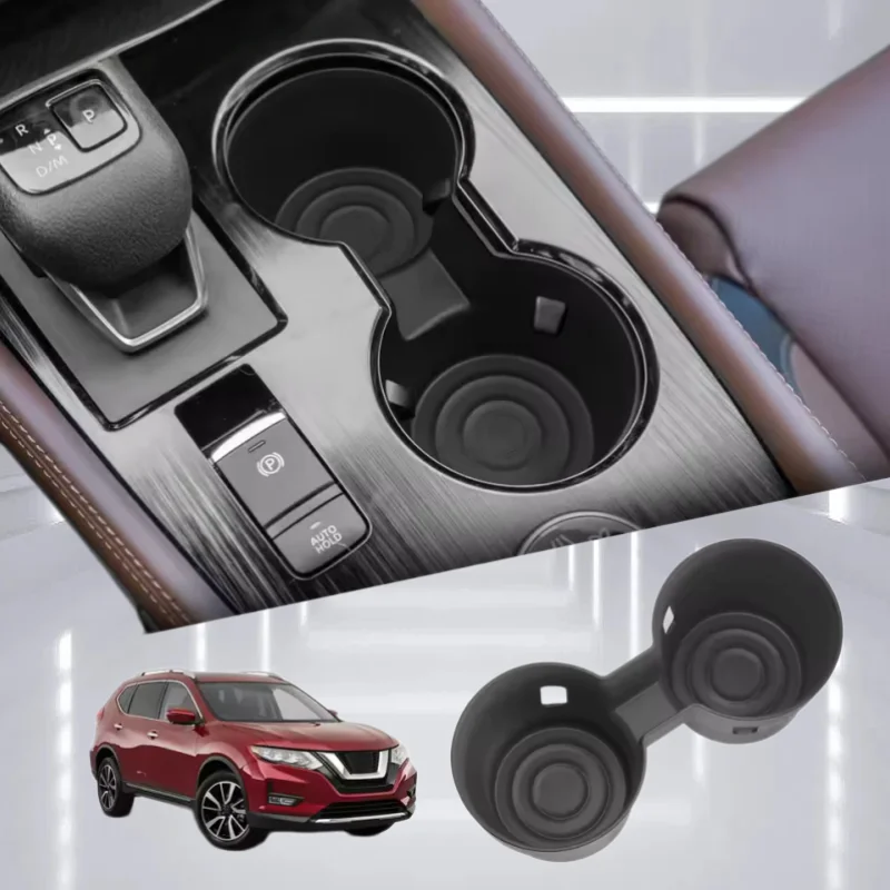 for Nissan Rogue X-trail T33 2021-2026 Central Console Water Cup Holder Car Interior Accessories Drinks Holder Storage Case