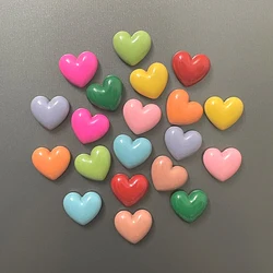 10Pcs Colorful Cute Heart Refrigerator Magnets For Children Gifts Funny Small Fridge Magnet For Photo Wall Magnetic Decoration