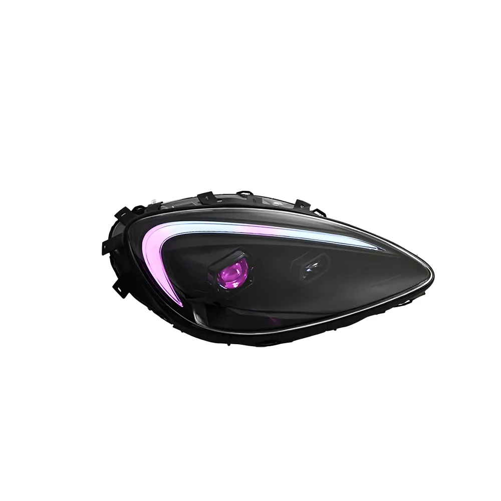 KGKB for Chevrolet Corvette C6 2005-2013 Car Headlight Assembly Upgrade RGB Style LED Projector Lens Plug and Play Accessories