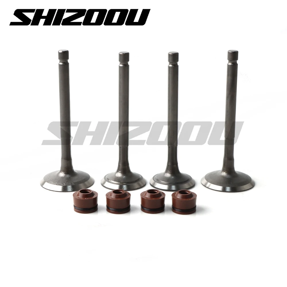 For YAMAHA XV125 XV250 VIRAGO XV 125/250 Virago SRV250 Yamaha XC125 Cygnus YFA1 Motorcycle Intake Exhaust Valves Engine Part