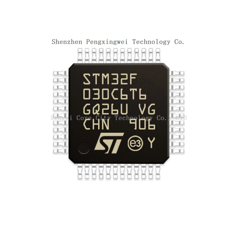 STM STM32 STM32F STM32F030 C6T6 STM32F030C6T6 In Stock 100% Original New LQFP-48 Microcontroller (MCU/MPU/SOC) CPU