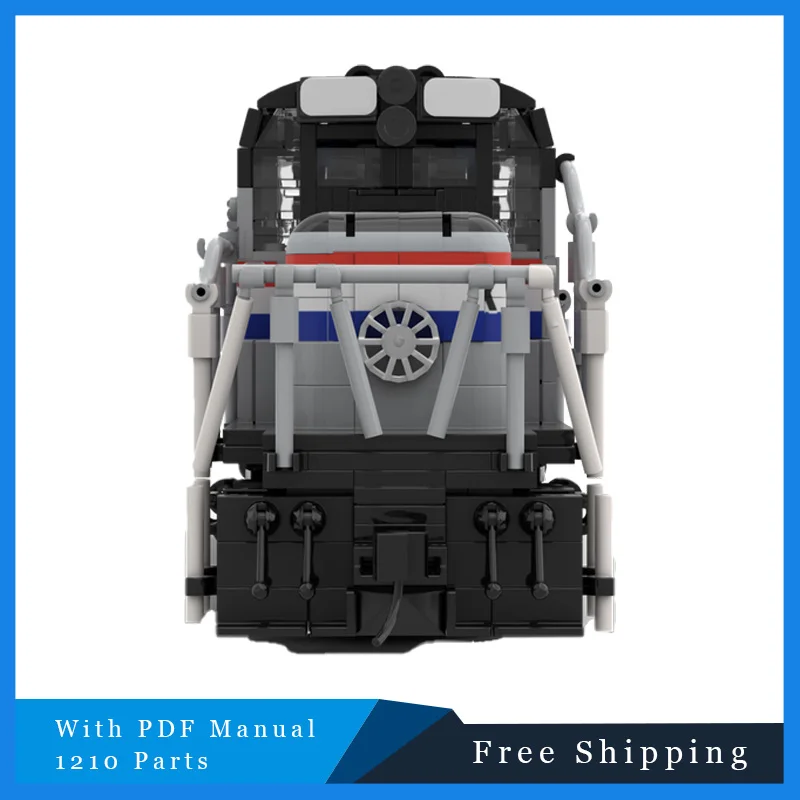 

1210 PCS MOC Modular Building Blocks Train Locomotive Model Educational DIY Assembly Toys Set For Boys And Girls Christmas Gifts