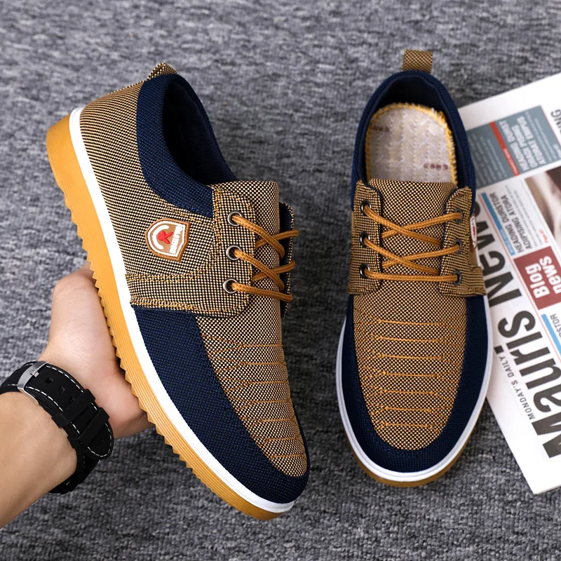 Men Casual Shoes Breathable Canvas Shoes Soft Espadrilles for Men Loafers Sneakers Comfort Driving Footwear tenis masculino