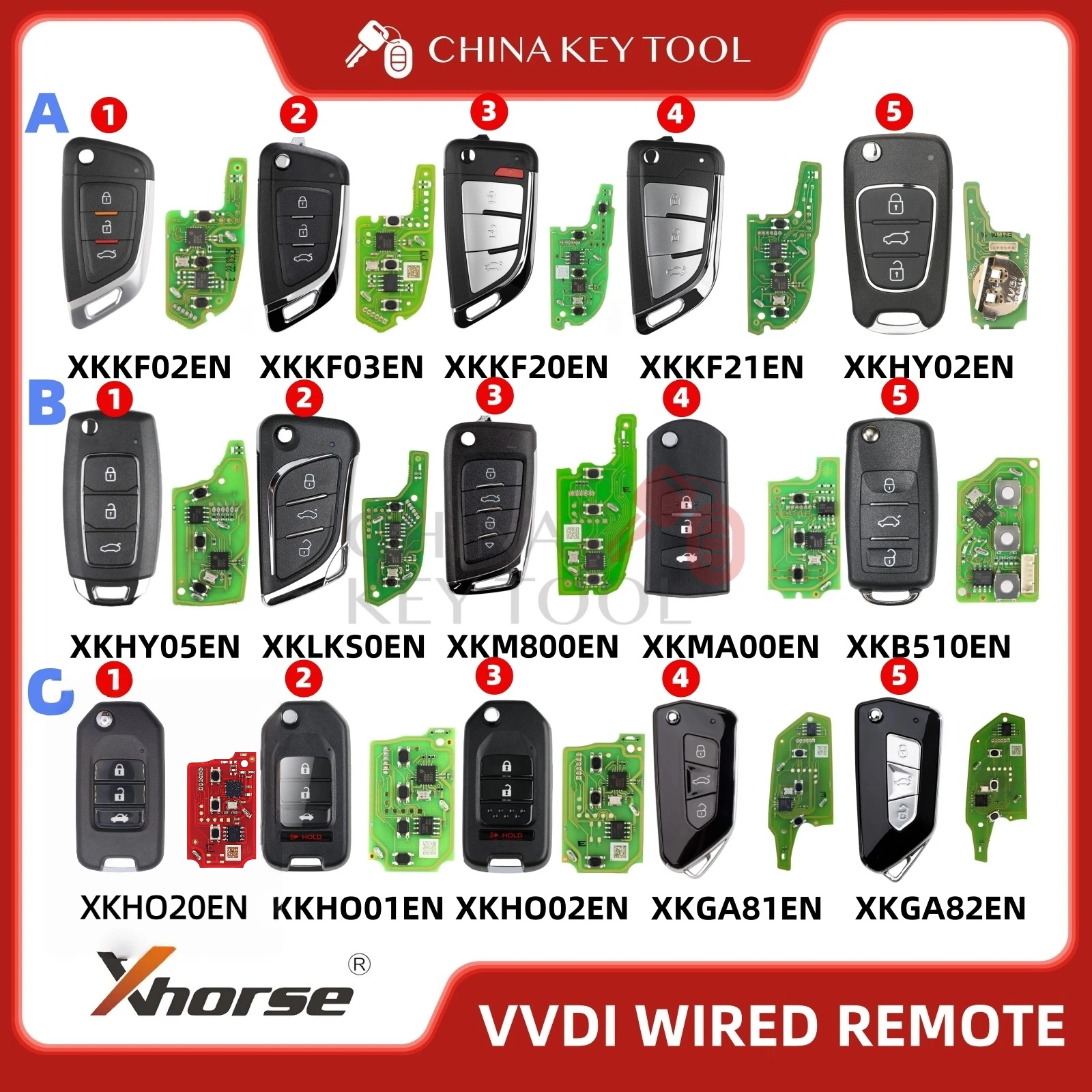 

Xhorse Key Global Version XKKF02EN XKKF03EN XKKF20EN XKKF21EN XKHY02EN XKHY05EN XKHO20EN XKHO01EN XKHO02EN XKLKS0EN XKM800EN