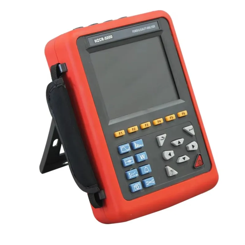 Analizador de potencia digital Nick 2026 Huazheng Electric HZCR-5100 analizador de energía analizador de calidad de energía trifásico