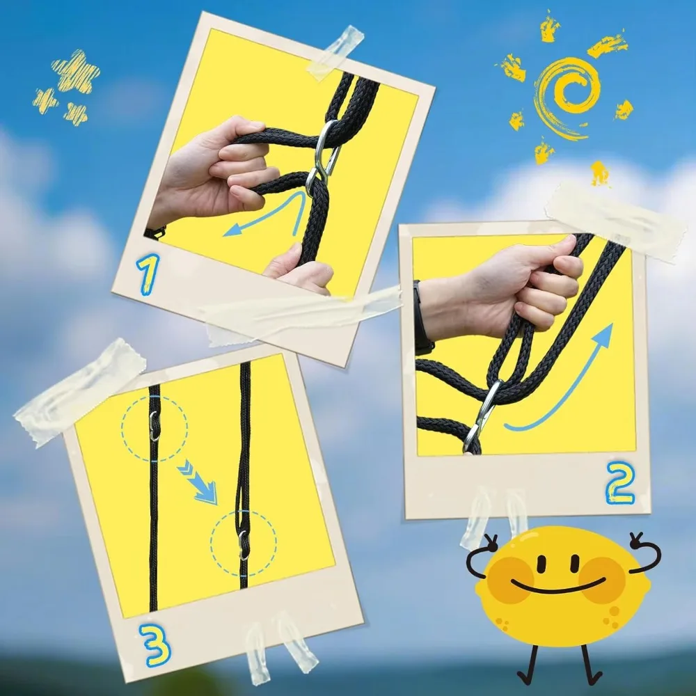 Capacity Round Saucer Rope Garden Playground Outdoor Web Nest Swing Net Hanging Spider Web Outdoor Tree Swing
