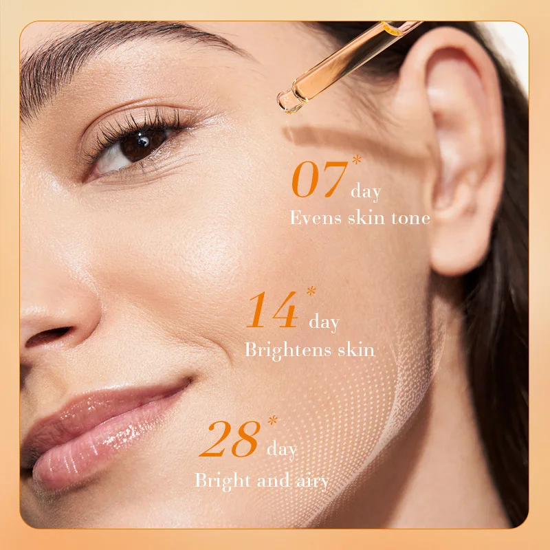 Papaya VC Brightening Serum Improve Dullness Remove Dark Spots Effective Whiten Freckle Product Moisturize Face Skin Care Beauty