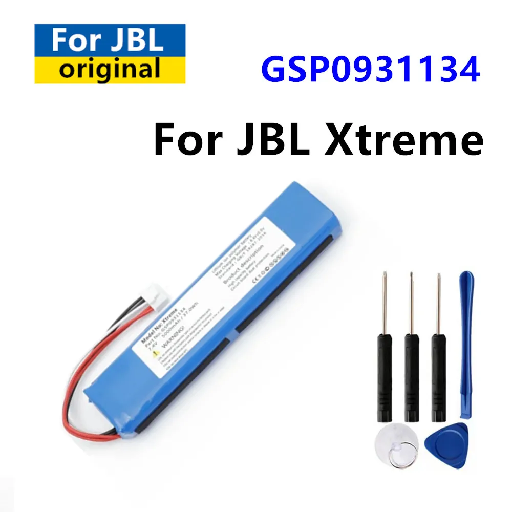 Original GSP0931134 New 37.0Wh Battery for JBL xtreme1 extreme Xtreme 1 GSP0931134 Batterie + Free Tools