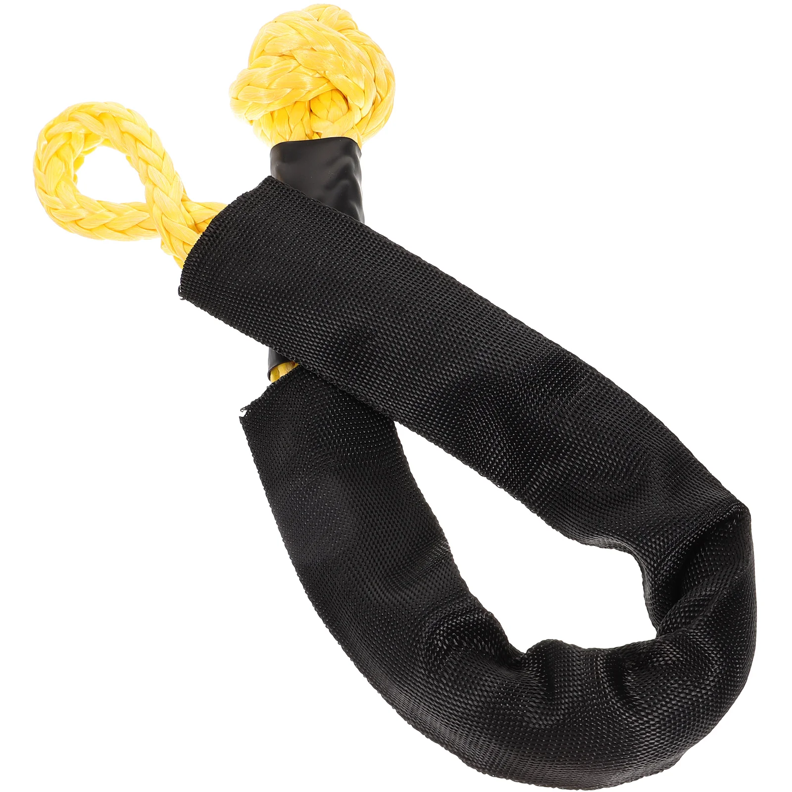 

High Molecular Polyethylene Tow Rope 9mmx55cm Soft Shackle Heavy Duty Synthetic Cable Towing Recovery Straps Car Trailer Winch