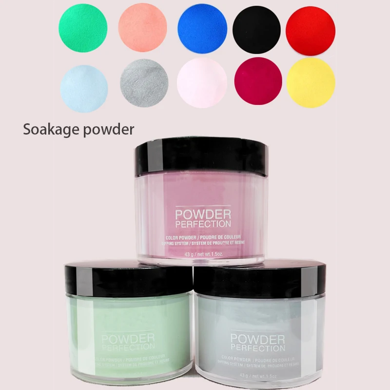 43g Dipping Nail Powder Set Nude Manicure Mixed Glitter Powder Dip System Nail Kit Art Decoration Natural Dry Without Lamp