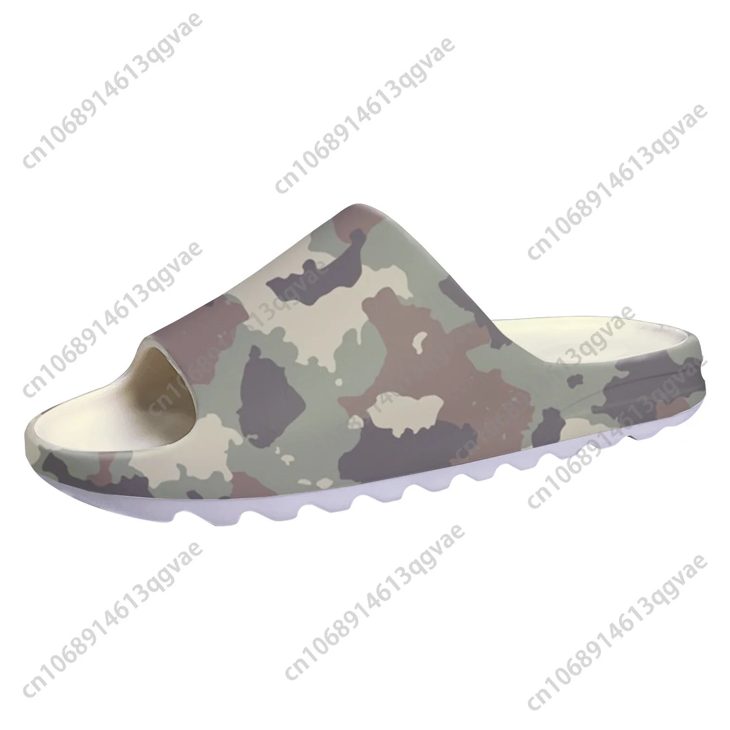 Camo Force Soft Sole Sllipers Home Clogs Step on Water Shoes Mens Womens Teenager Army Camouflage Customize on Shit Sandals