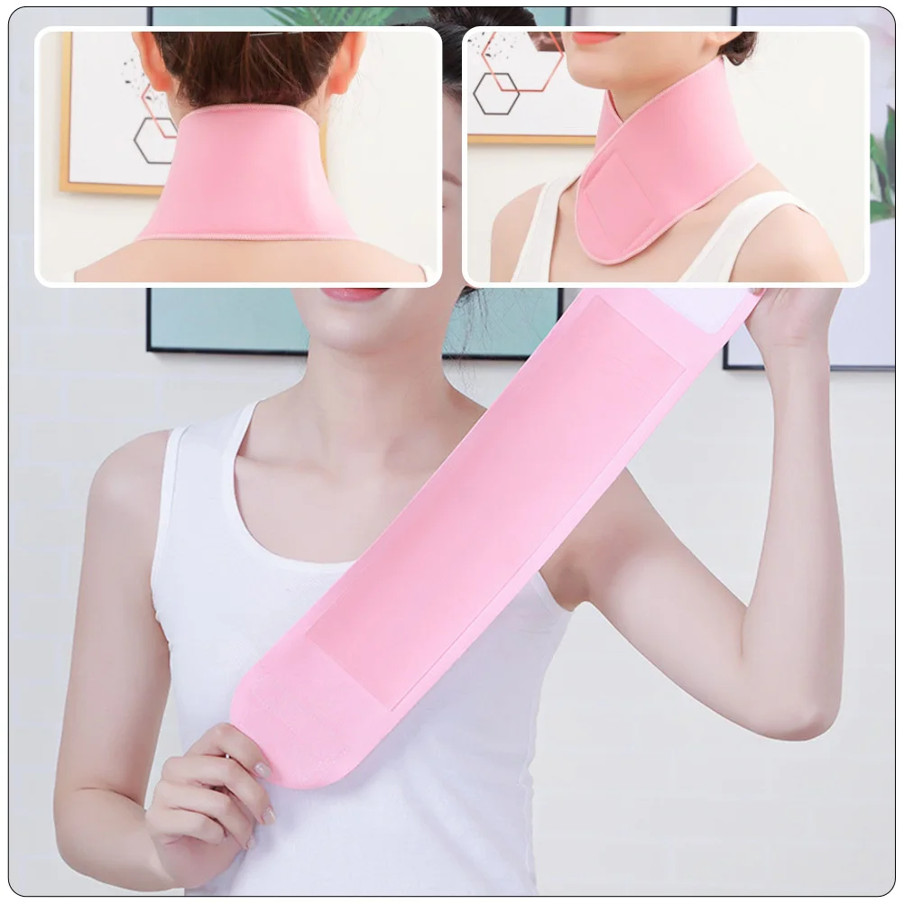

Anti Anti-wrinkle Neck Pad Women Facial Mask Free Pink Portable