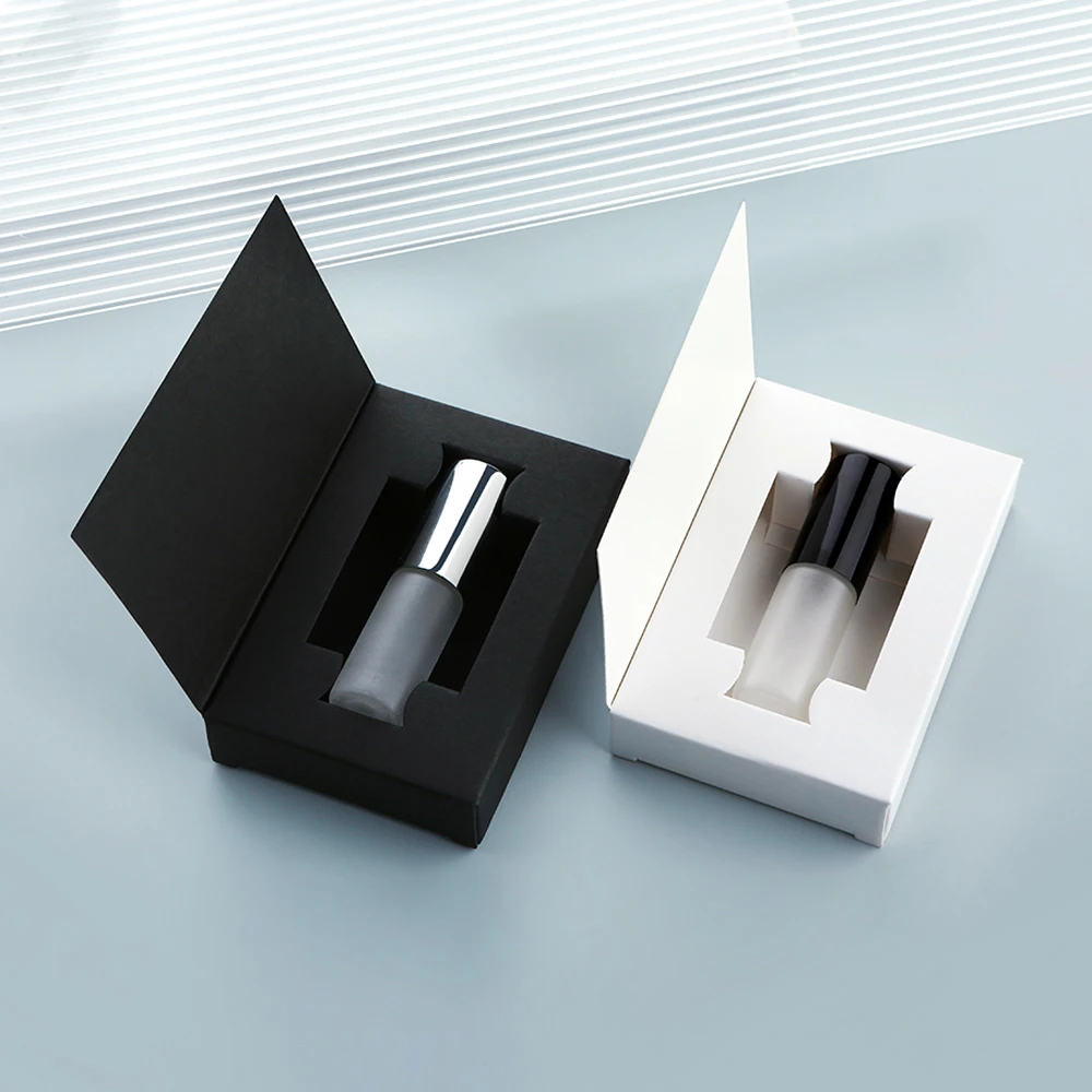 50Pcs 5/10/15ml 골드/실버/블랙 알루미늄 스프레이어 미세 안개 젖빛 유리 향수 스프레이어, 멀티 사이즈, 에코 재사용 가능, 박스 포함