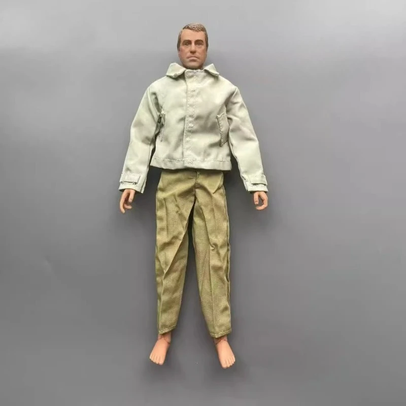 Zestaw ubrań dla figurki żołnierza w skali 1/6, II Wojna Światowa, amerykańskie wojsko, spodnie, kurtka, model dla figurek akcji 12-calowych, lalka DIY