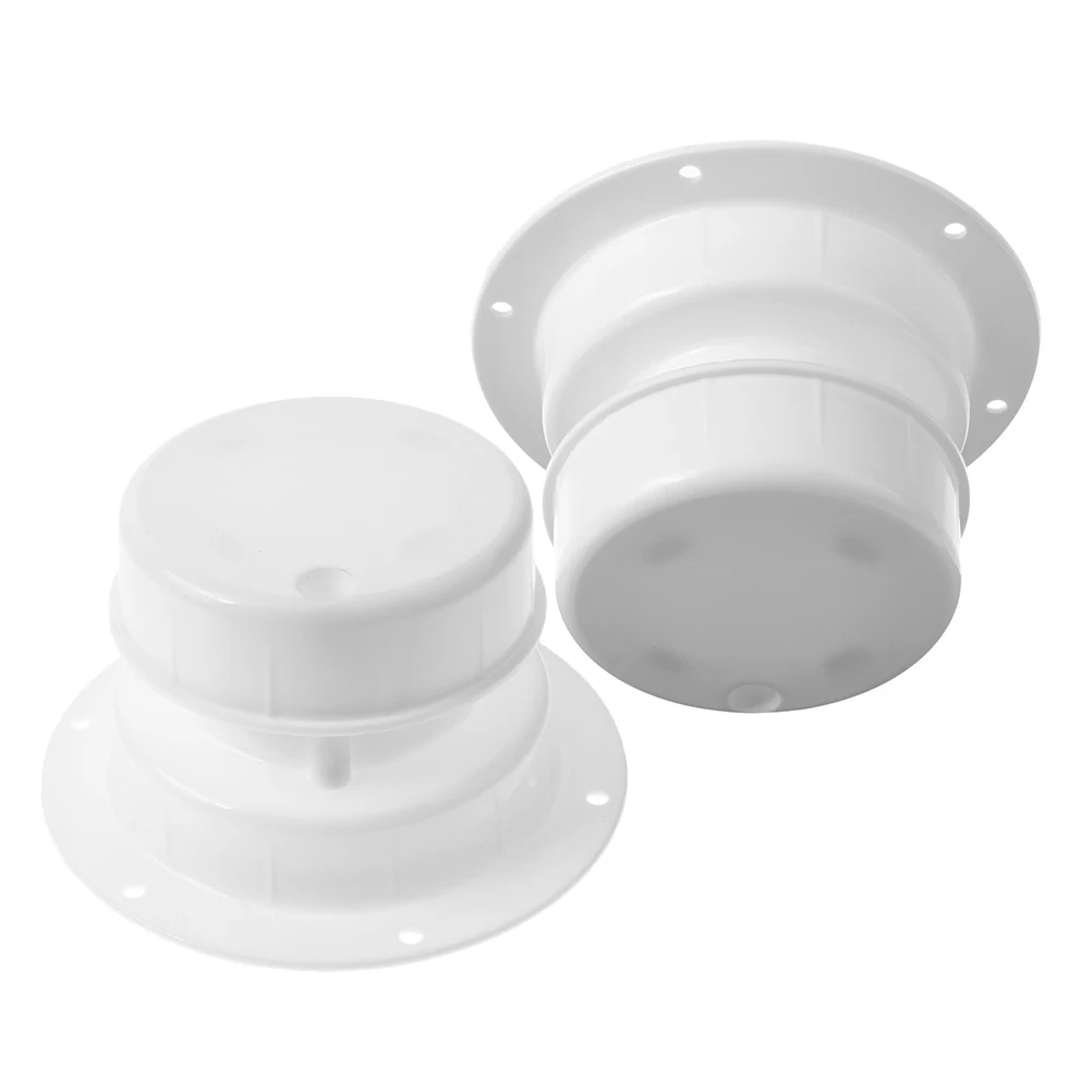 

2 Pcs Roof Ventilation Cover Durable Plastic Rv Vent Cap Replacement Bathroom Caps Camper Trailer Sewer Pipe Kit