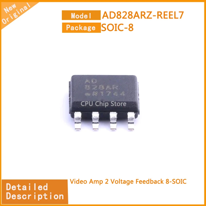 5Pcs/Lot  New Original  AD829ARZ-REEL  AD828ARZ-REEL7  AD829ARZ  Video Amp 1 Voltage Feedback 8-SOIC