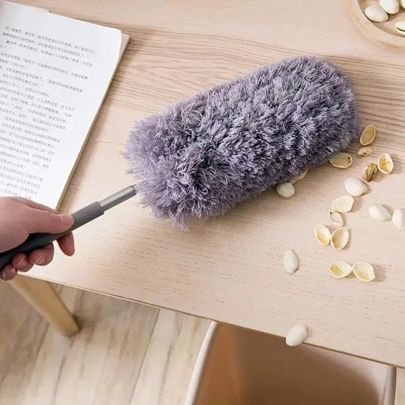 Plumero de limpieza, cepillo ligero para polvo, limpiador de polvo Flexible, plumeros para eliminación de polvo, Herramientas de limpieza del hogar, 1/2 Uds.
