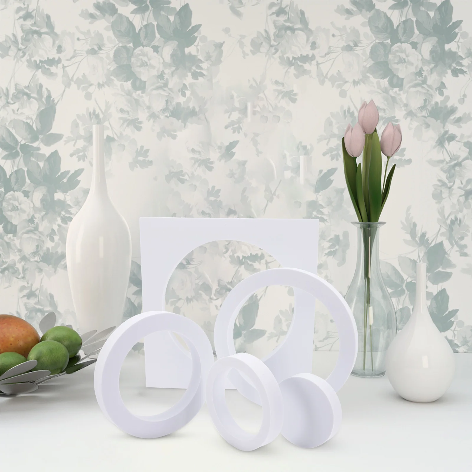 

EVA Foam Photography Background Props Set White Hard Foams Cube for Jewelry Product Photoshoot Accessories durable water