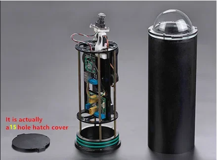 

Electronic Cabin Ardusub Sealed Cabin Aluminum Full Set for BlueRov Remote Operated Vehicle ROV Openrov Diy Kit Control System