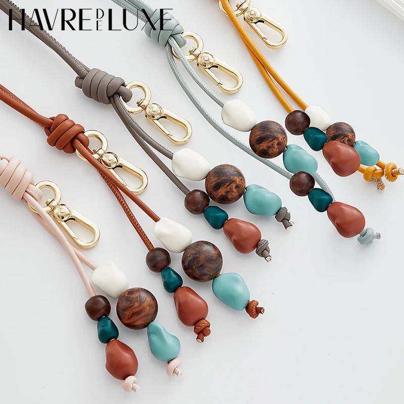Ceramic bead shoulder strap for xtra fashion without punching modified buckle women's bag decoration bag accessories