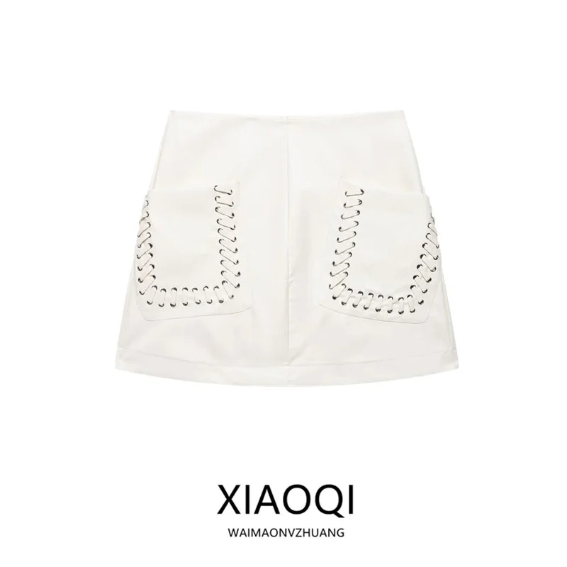 

Summer 2025 Women's High Waist f-length ort Skirt Versatile Painted Fabric Skirt Versatile for All Ocns