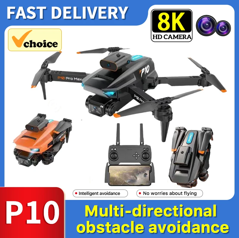 P10 drone dual camera high-definition aerial photography can automatically avoid obstacles