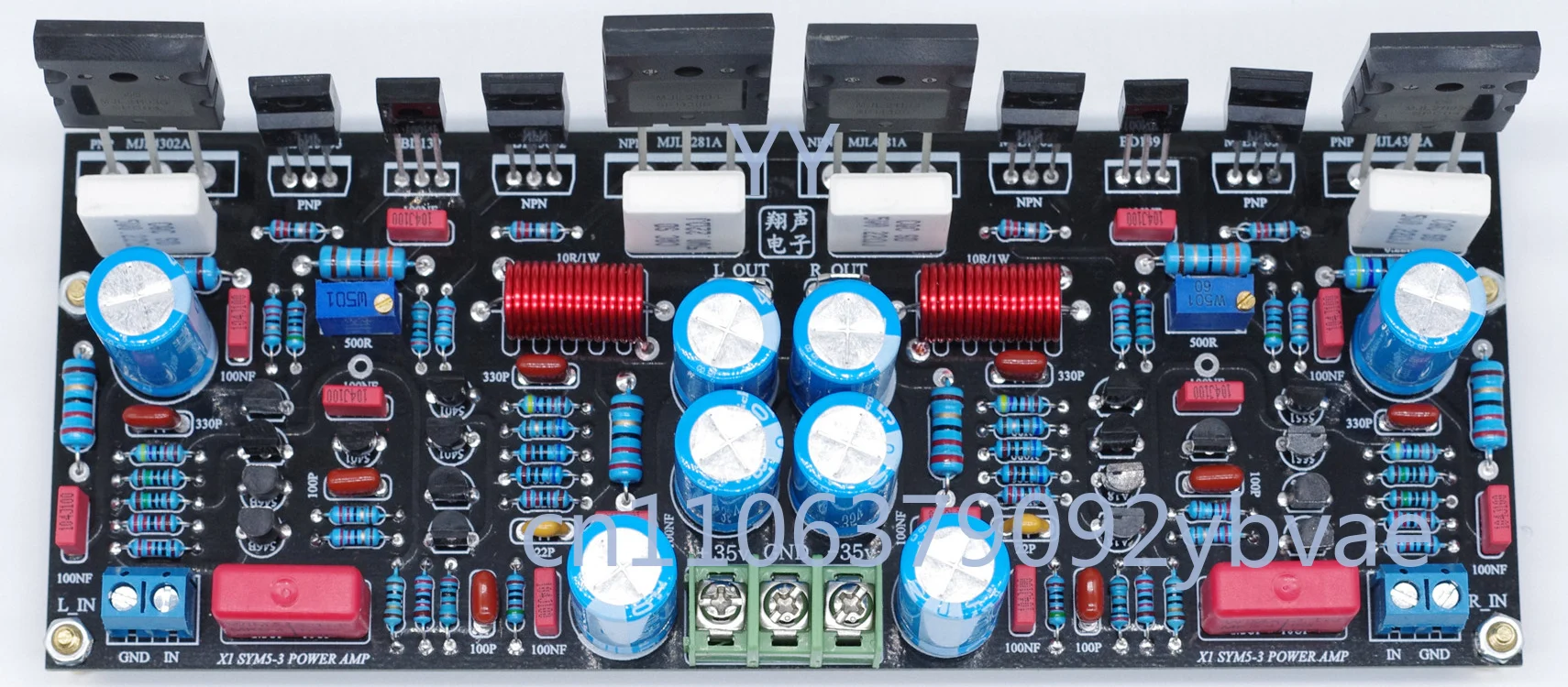 

2*100W Stereo Board Symasym5-3 Discrete Component Class Power