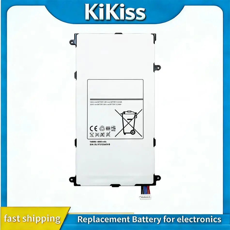 

Long-Lasting High Performance T4800E T4800C Tablet Battery For Samsung Galaxy Tab Pro 8.4 SM T320 T321 T325 4800mAh