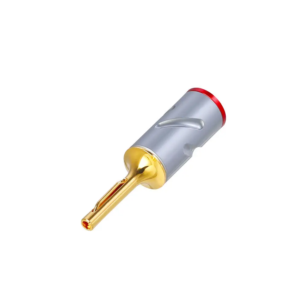 Chinese MONOSAUDIO Mus B801 series pure purple copper audiophile speaker banana plug speaker connector