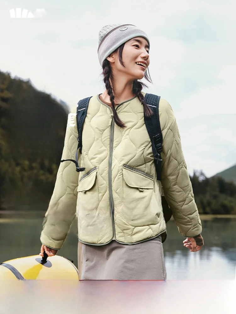 

Banana Le Women's Lightweight down Jaet Quilted Cotton Coat hine Waable Windproof Inner Cotton Liner Outerwear