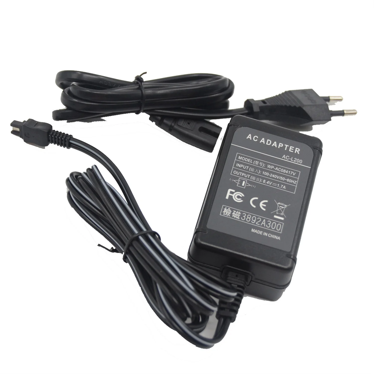 AC-L200 L200D L200B L200C for Sony DCR-UX5 DCR-UX7 HDR-XR100 NEX VG20 VG30 VG900 DVD7 PXW-X70 Power Adapter Charger Supply