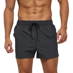 Men's Swimsuit Shorts Quick Dry  Surffing Trunks Beach Shorts For Mens Breathable Mesh Lining