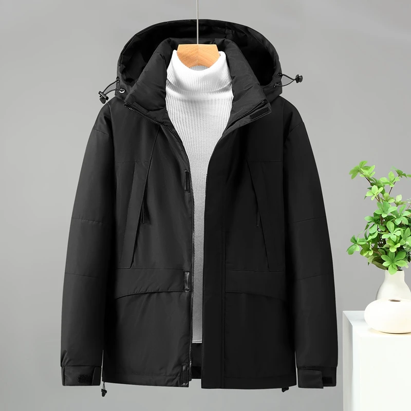 

Men's Outdoor Hiking and Camping Windproof Breathable Warm Cotton Clothing Winter Fashion Trend Thick High-quality Warm Jacket