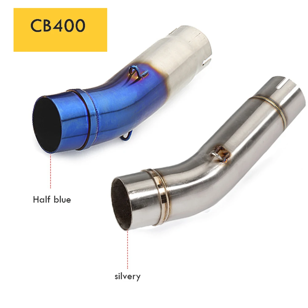 

CB400 Motorcycle Exhaust middle pipe Link Pipe Stainless steel for HONDA CB400 cb 400 exhaust Slip-On