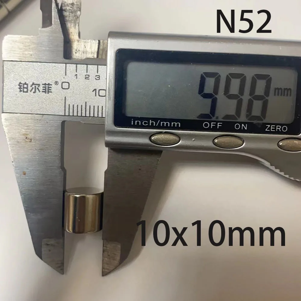 N52 10x10 Magnet standard Super power Magnets Strong Neodymium  Motor Nickle generator Search Magnetic Fridge DIY Crafts  Aimant