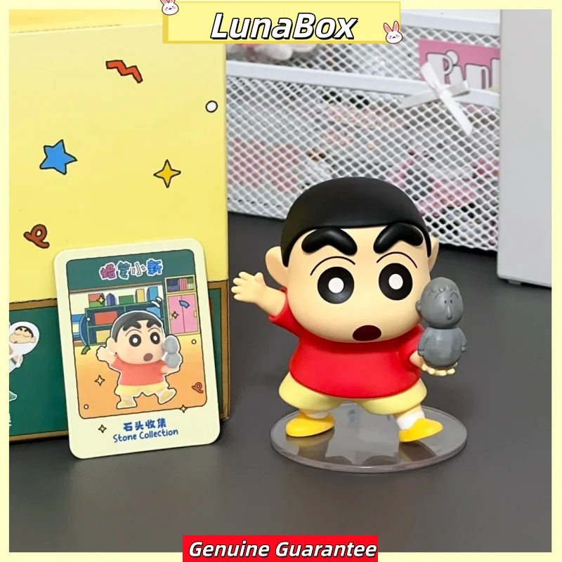 

New Original Crayon Shinchan My Friend Series Blind Box Kawaii Quirky Figure Funny Anime Desktop Decor Collectible Birthday Gift