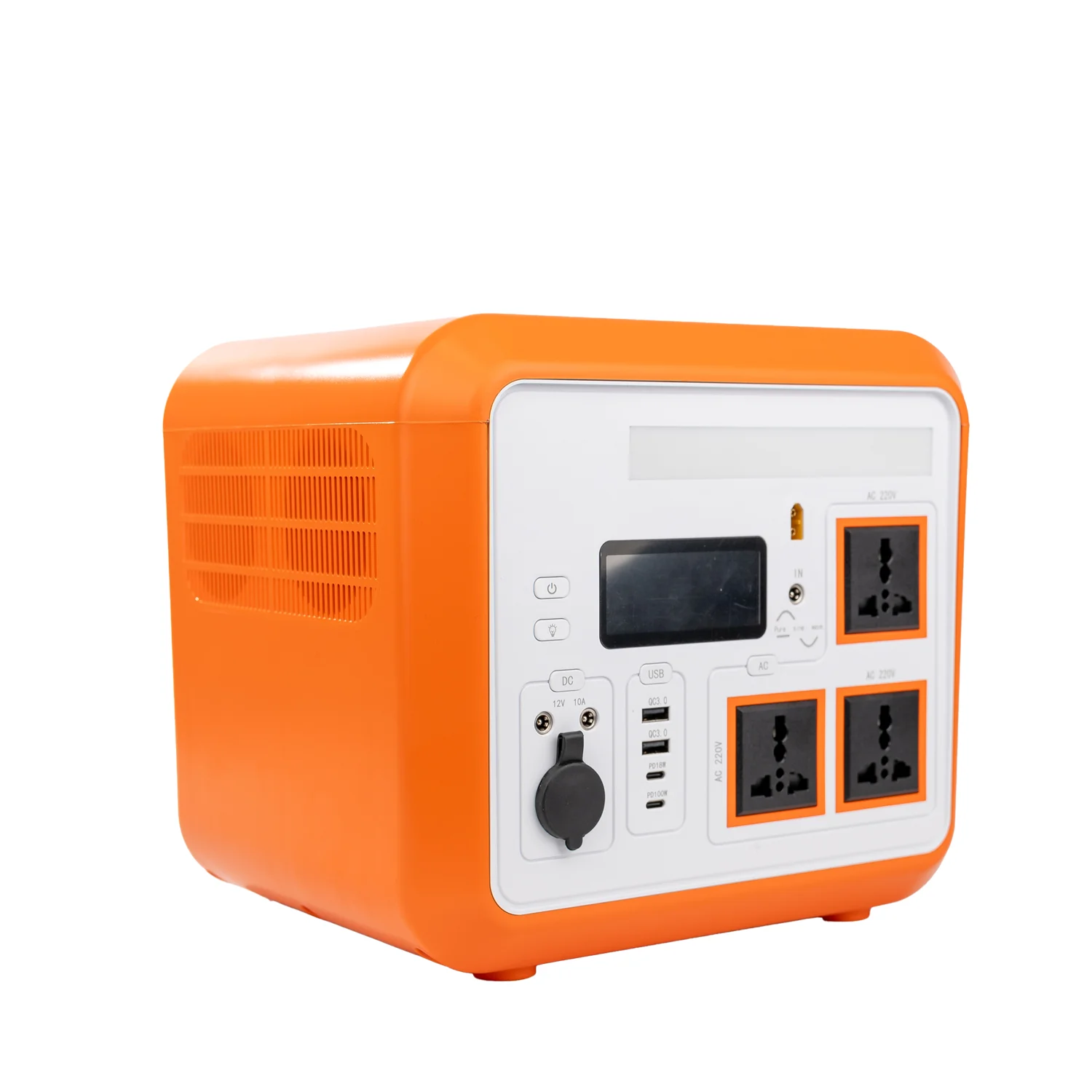 1200 Watt Solar Generator with MPPT Controller AC DC LiFePo 4 Home Outside Car Power Charging Station