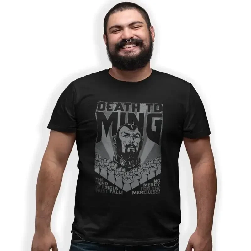 Death To Ming Flash Gordon Movie Poster T-Shirt (1940) Classic Serial