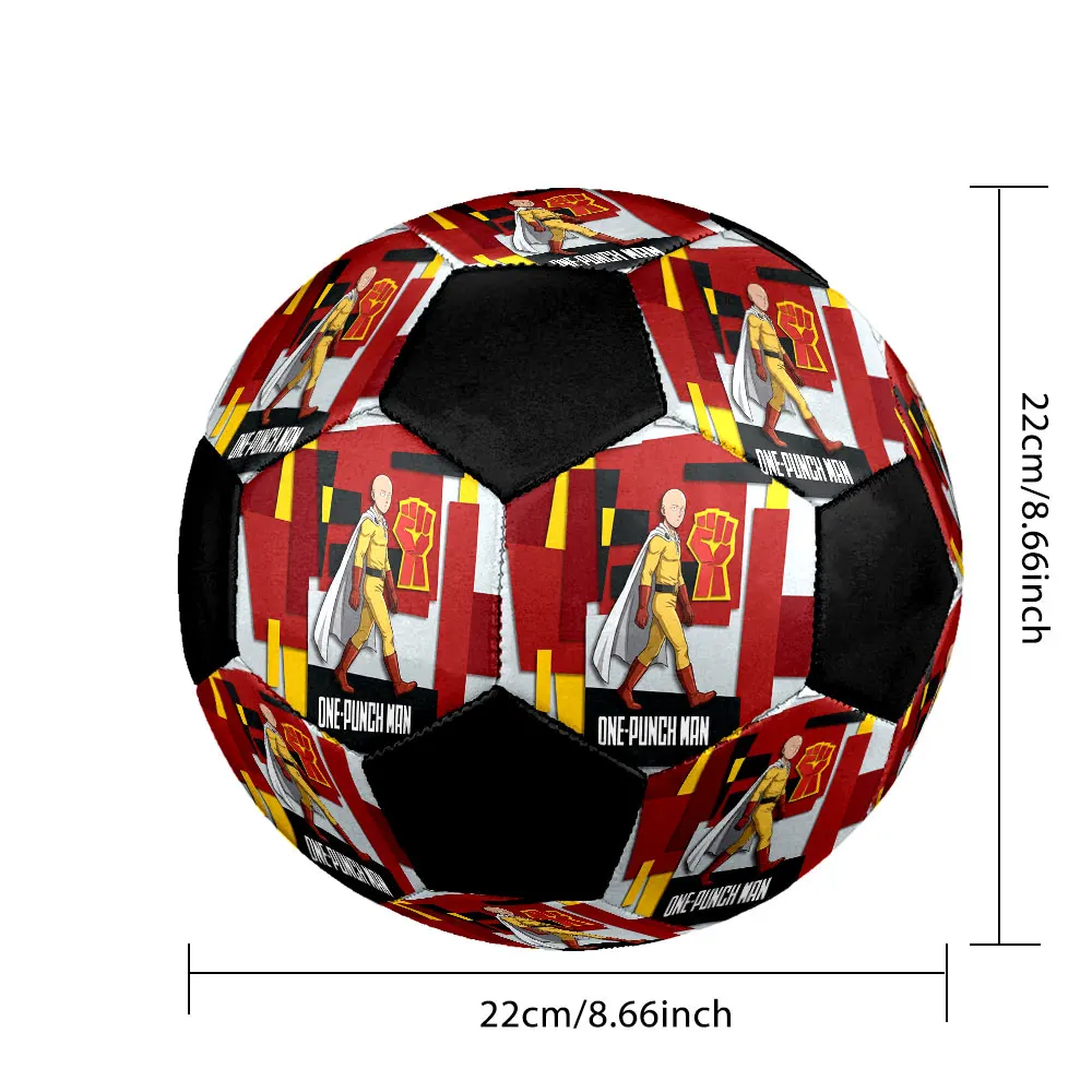 1PC One-Punch Man Football Soccer Ball Size 5 Outdoor Football Fashion Team Training Great For Sports Fans HE51 view 6