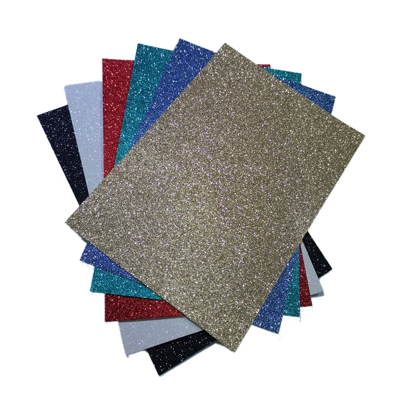 5 Sheets A4 Size 200Gsm Glitter Cardstock Paper,Glitter Paper For Diy Crafts,Cupcake Topper,Birthday And Wedding Party Decors