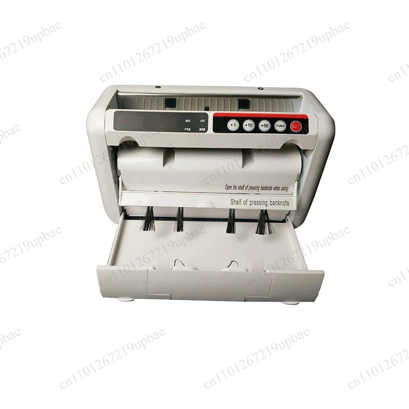 K‑1000 Portable Mini Bill Counter, Built‑in Rechargeable Battery UV MG Counterfeit Detection Currency Counting Machine