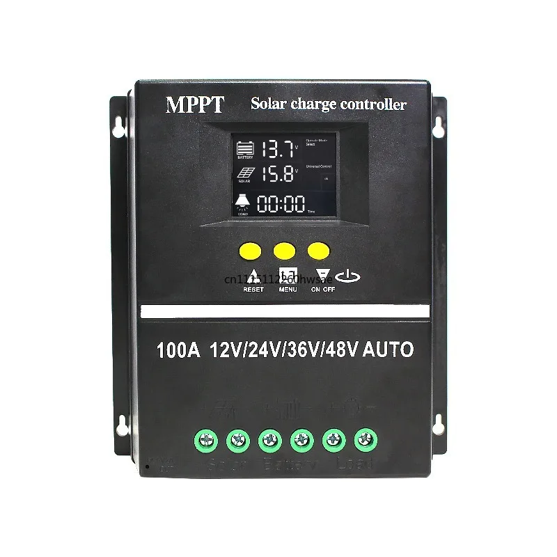 For MPPT Solar Charge Controller 60A 80A 100A Auto Recognize 12V 24V 36V 48V Smart Solar Panel Regulator